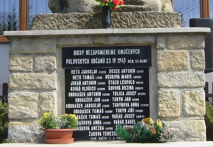 23. apríla 1945 masaker v Ploštine a útok na Prlov